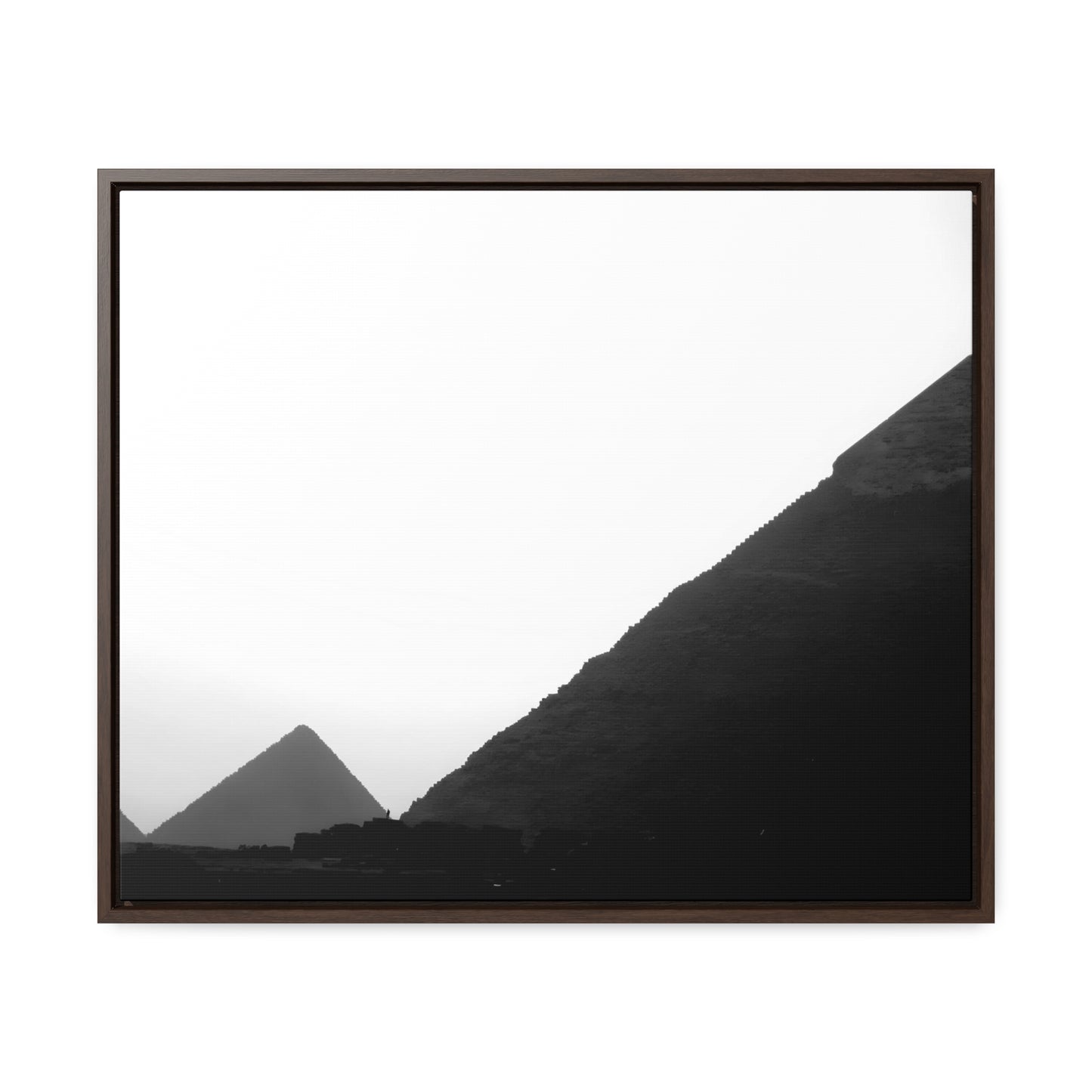 Timeless Echoes - Framed Canvas Photography b&w
