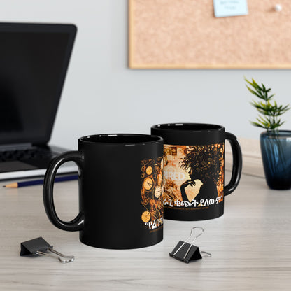 A Woman's Intuition Ceramic Mug, black