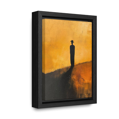 Alone, not Lonely - Framed Canvas Wall Art