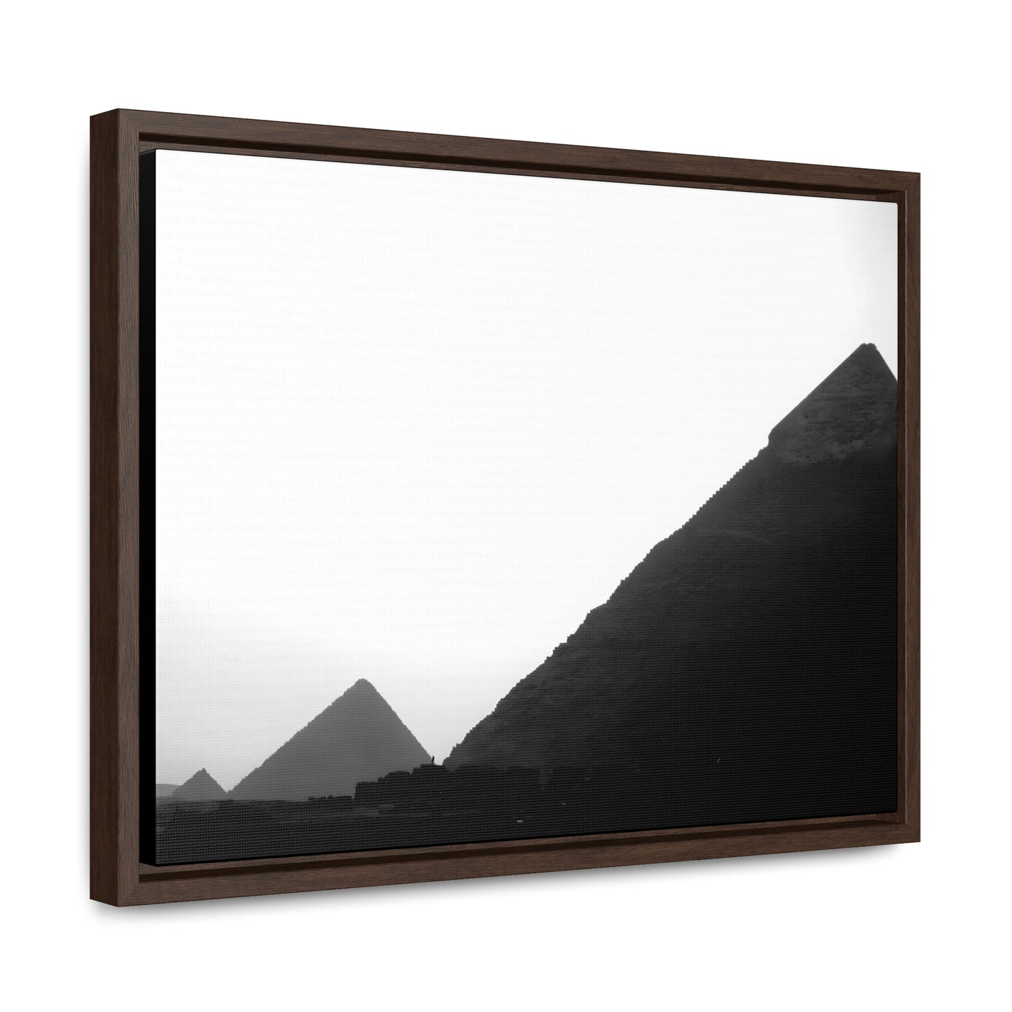 Timeless Echoes - Framed Canvas Photography b&w