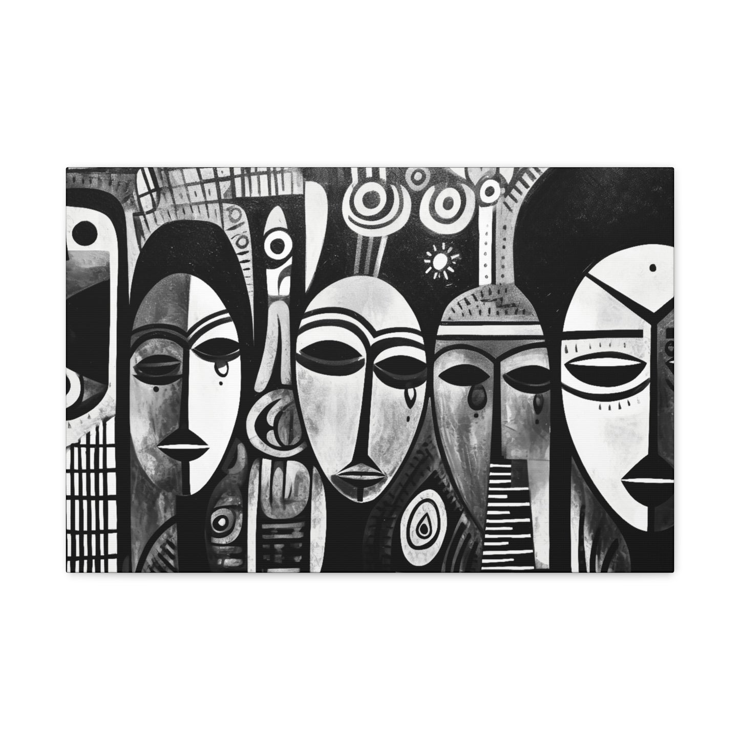 Journeys Anew - Canvas b&w Wall Art
