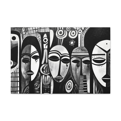 Journeys Anew - Canvas b&w Wall Art