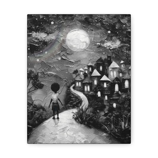 Path to Abundance II - Canvas b&w Wall Art