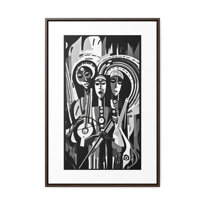The Masinko Maestro - Framed Canvas b&w Wall Art