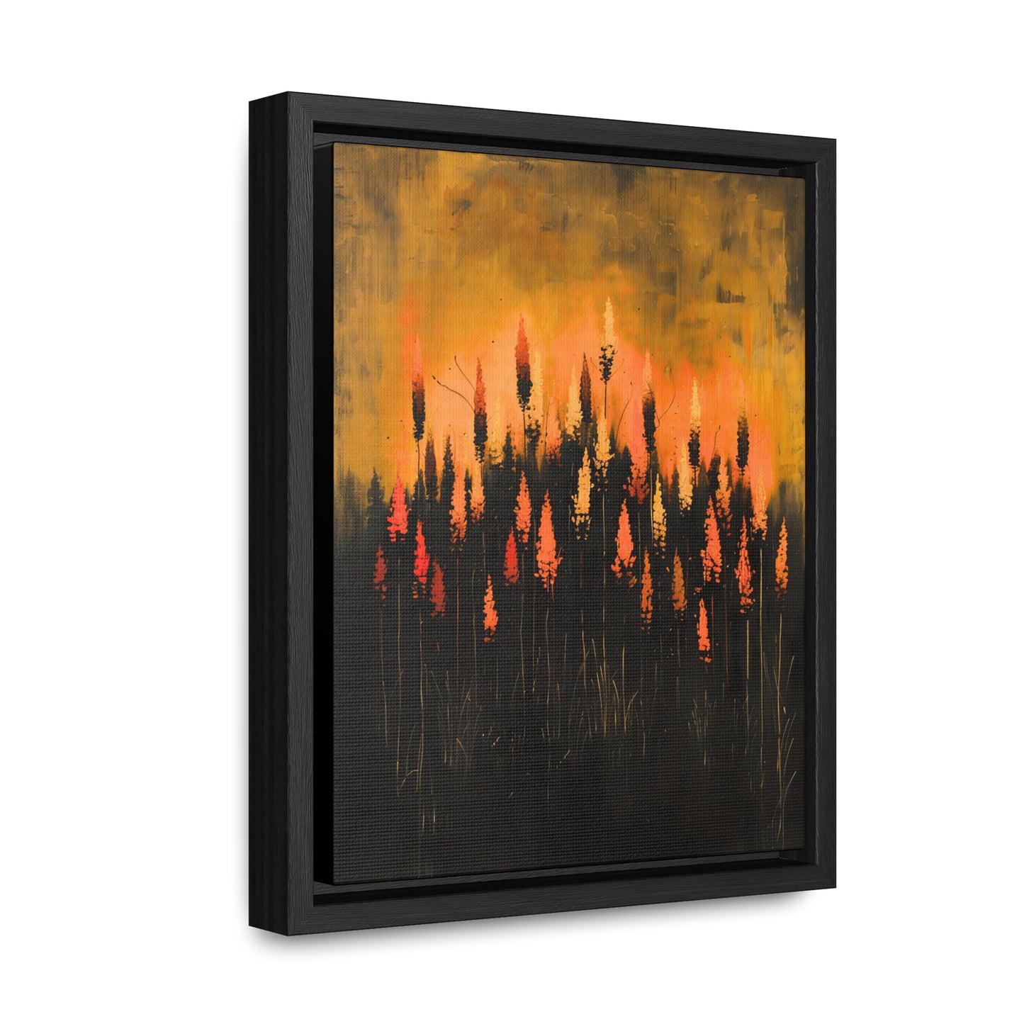 The Calm Before the Bloom - Framed Canvas Wall Art