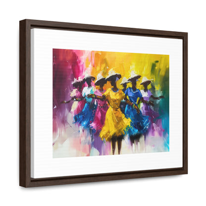Rhythms of Joy - Framed Canvas Wall Art