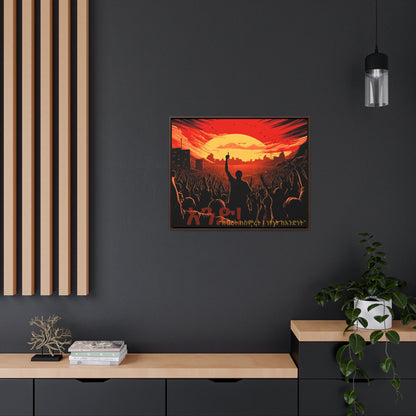 One! - Framed Canvas Wall Art