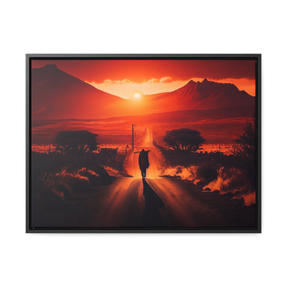 "Not without purpose" - Framed Canvas Wall Art
