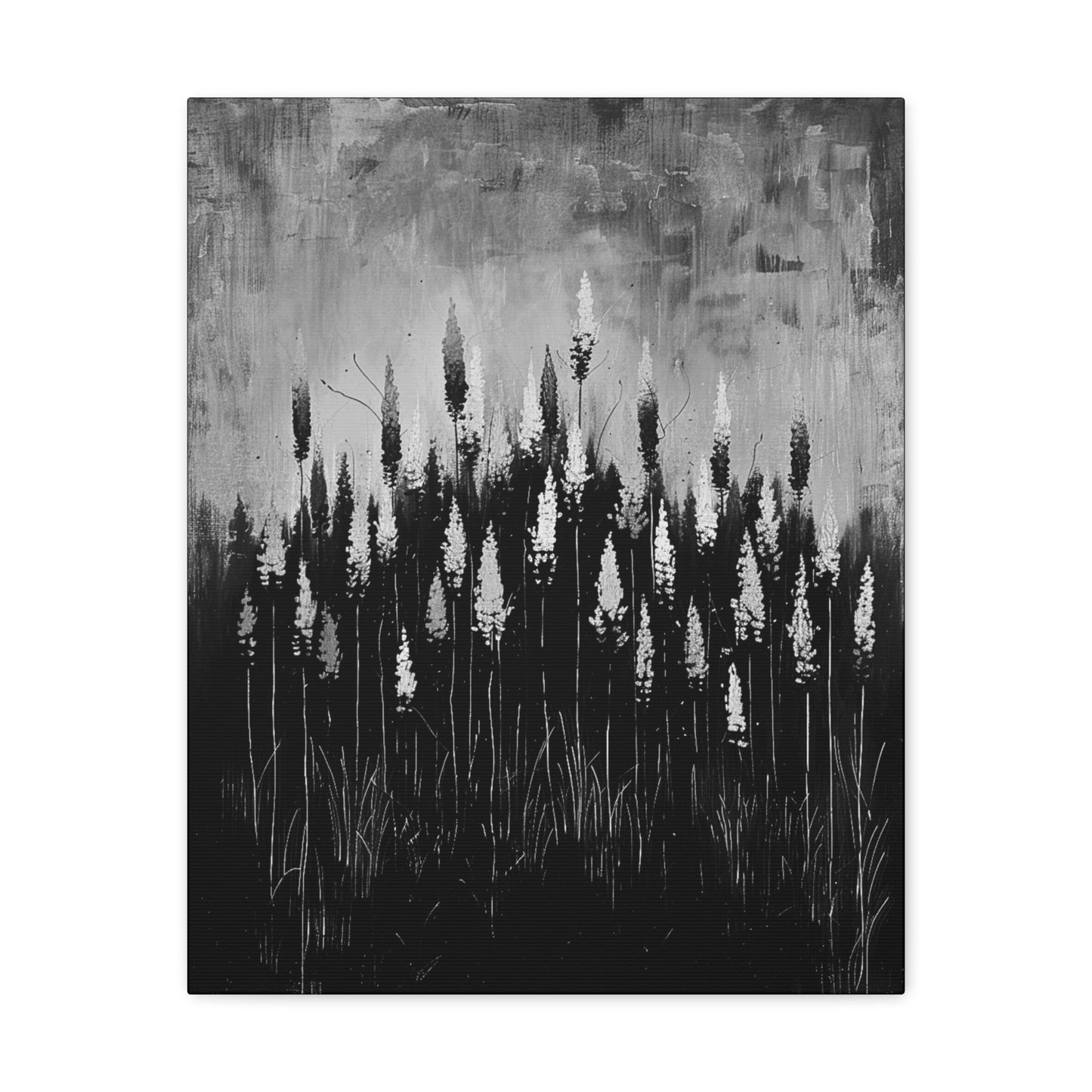 The Calm Before the Bloom - Canvas b&w Wall Art