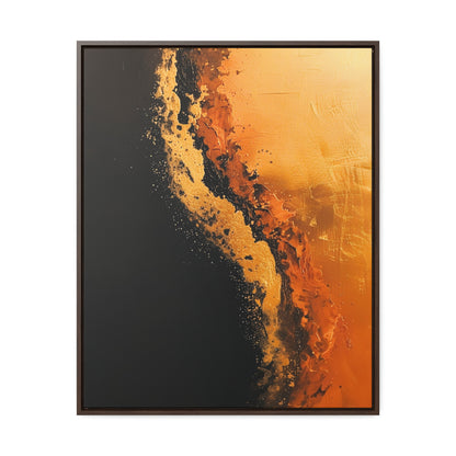 Yin Yang Shore - Framed Canvas Wall Art
