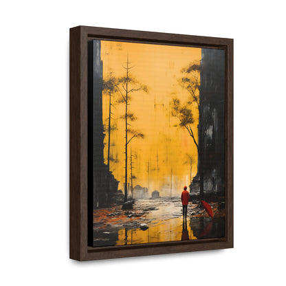 Unveiling the Sky - Framed Canvas Wall Art