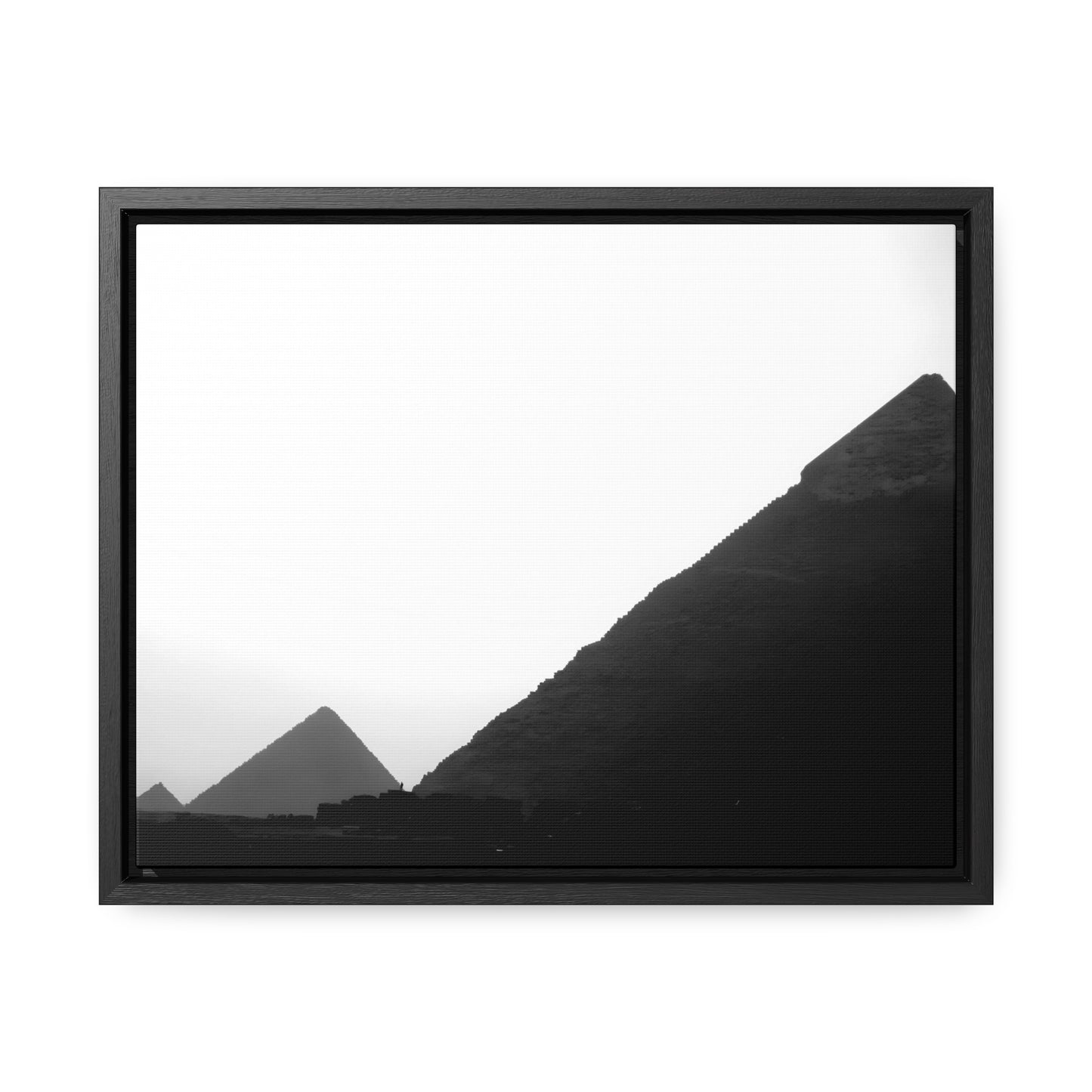 Timeless Echoes - Framed Canvas Photography b&w