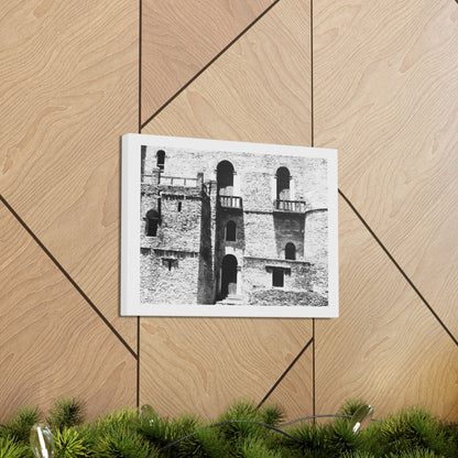 Whispers in Stone - Canvas Photography b&w
