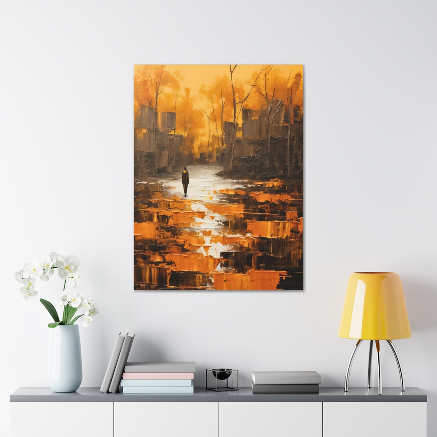 Solitude's Wisdom - Canvas Wall Art