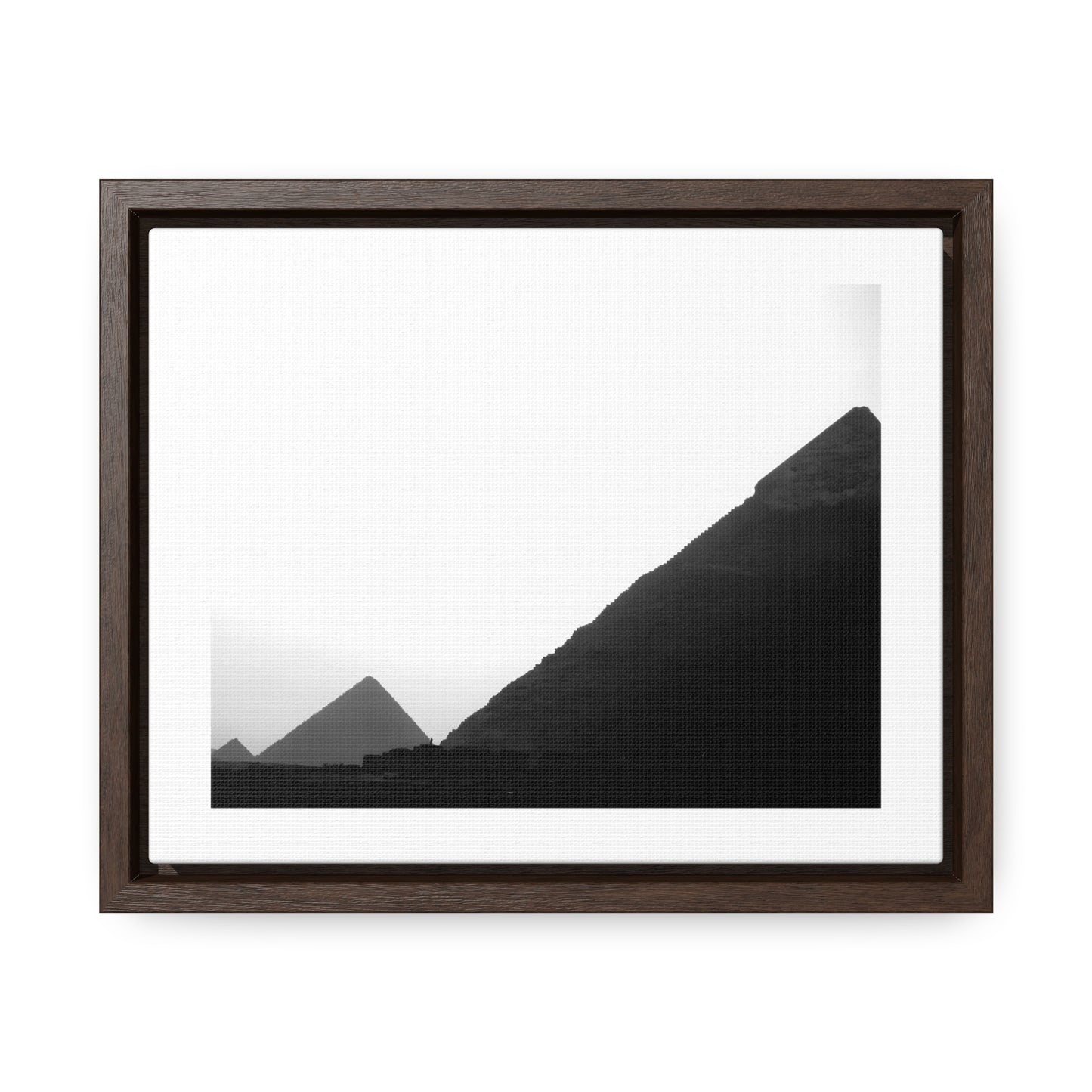 Timeless Echoes - Framed Canvas Photography b&w
