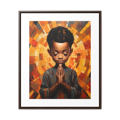 Radiance of Grace - Framed Canvas Wall Art