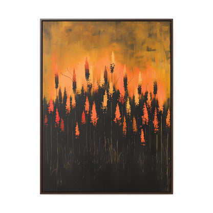 The Calm Before the Bloom - Framed Canvas Wall Art