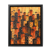 City of Inner Heights - Framed Canvas Wall Art