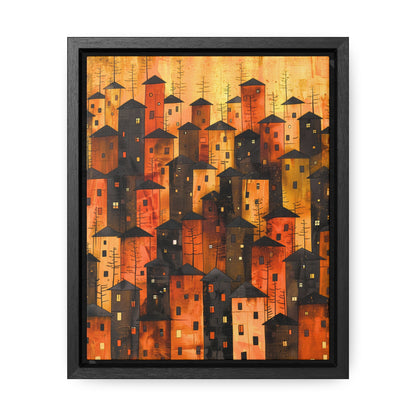 City of Inner Heights - Framed Canvas Wall Art