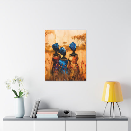 Sisters of the Savannah - Canvas Wall Art