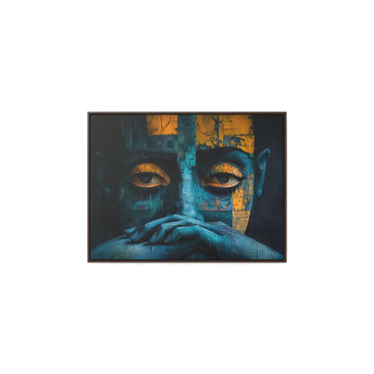 Silent Contemplation - Framed Canvas Wall Art