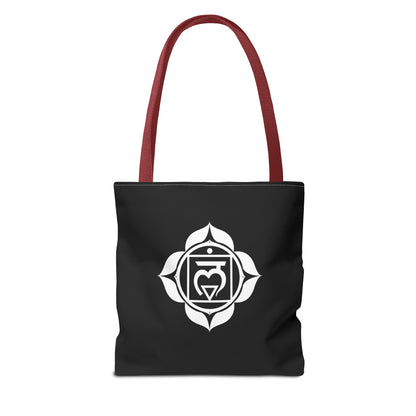 Root & Crown Chakras Heartware Symbols Tote Bag