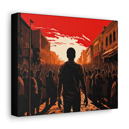 ሳይደፈርስ አይጠራም - Canvas Wall Art