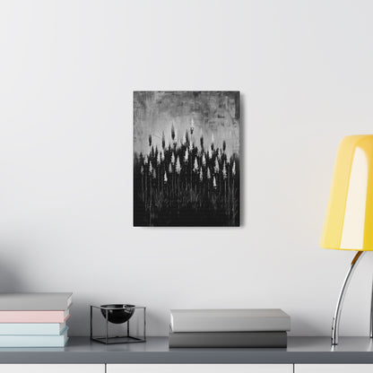 The Calm Before the Bloom - Canvas b&w Wall Art
