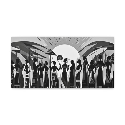 Bereket - Canvas b&w Wall Art