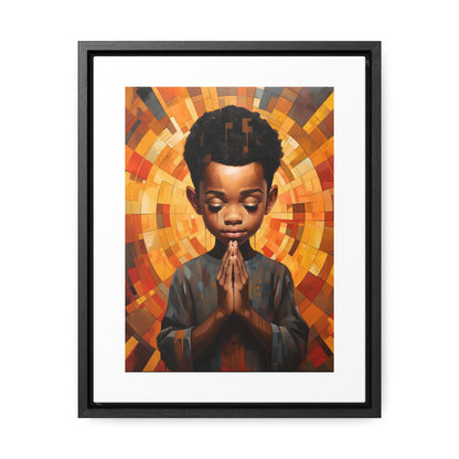 Radiance of Grace - Framed Canvas Wall Art
