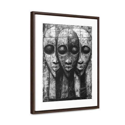 Got your back - Framed Canvas b&w Wall Art
