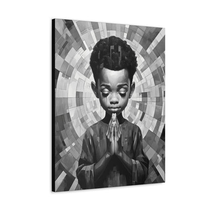 Radiance of Grace - Canvas b&w Wall Art