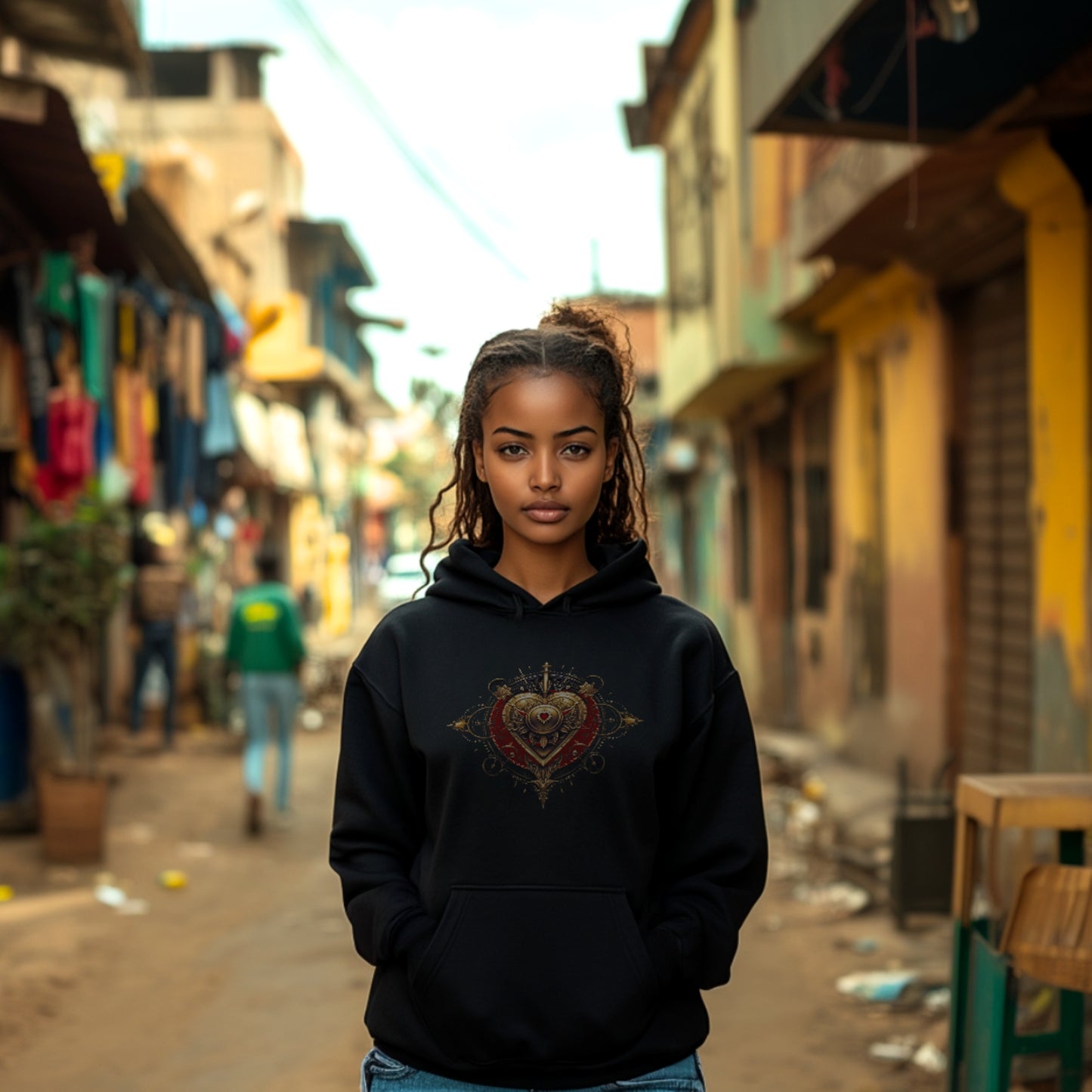 True North of Love - Heartware Collection - Hooded Sweatshirt Heavy Blend™
