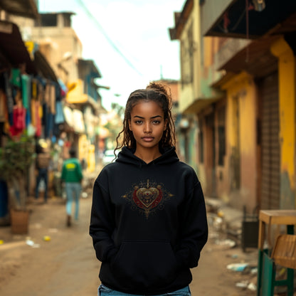 True North of Love - Heartware Collection - Hooded Sweatshirt Heavy Blend™