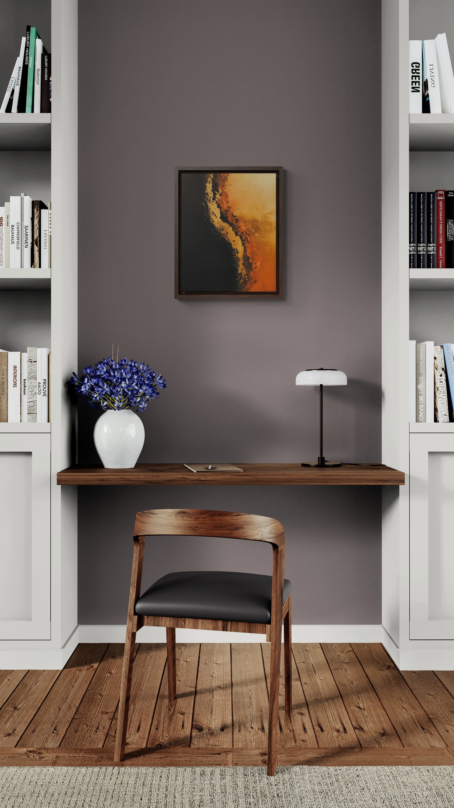Yin Yang Shore - Framed Canvas Wall Art