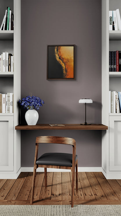 Yin Yang Shore - Framed Canvas Wall Art