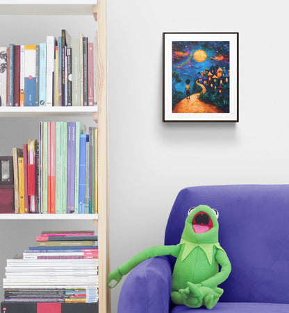 Path to Abundance II - Framed Canvas Wall Art