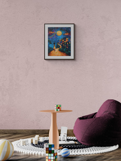 Path to Abundance I - Framed Canvas Wall Art