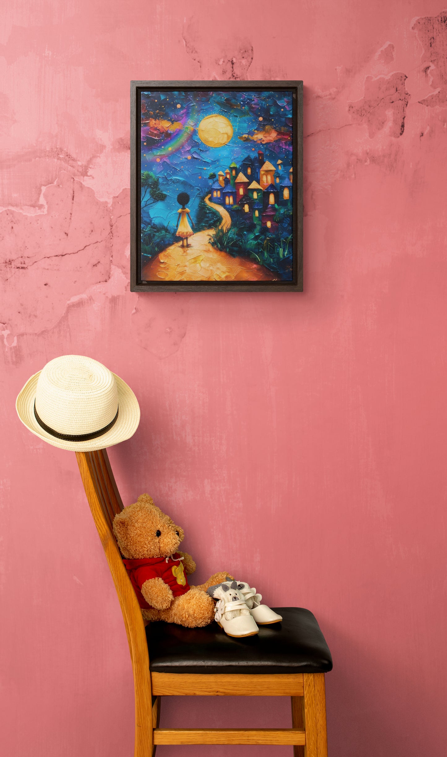 Path to Abundance I - Framed Canvas Wall Art