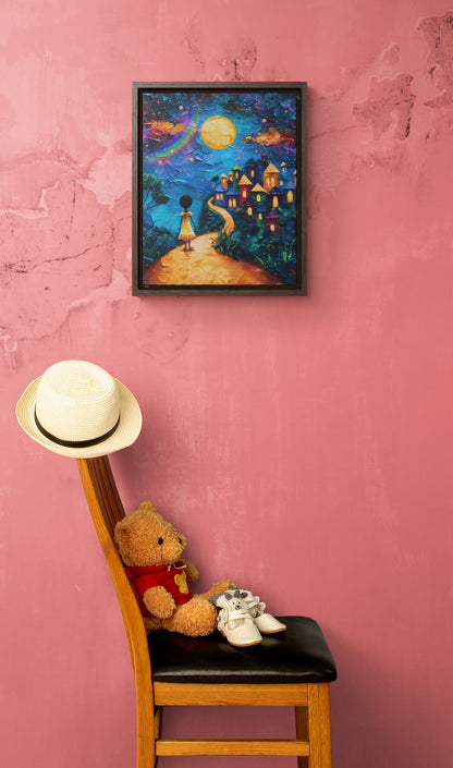 Path to Abundance I - Framed Canvas Wall Art