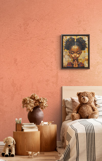Whispers of Hope - Framed Canvas Wall Art