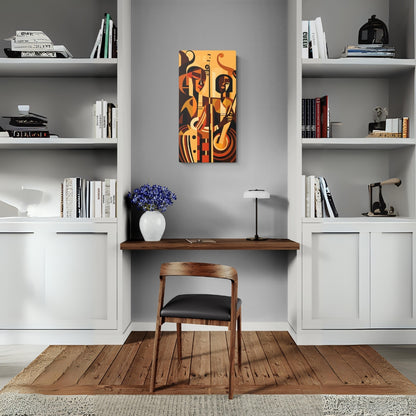 The Melodic Duo - Canvas Wall Art