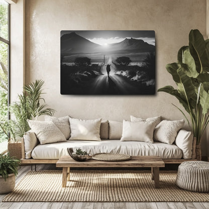 Not without purpose - Canvas b&w Wall Art