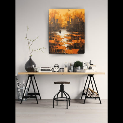 Solitude's Wisdom - Canvas Wall Art