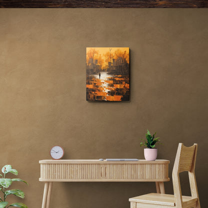 Solitude's Wisdom - Canvas Wall Art
