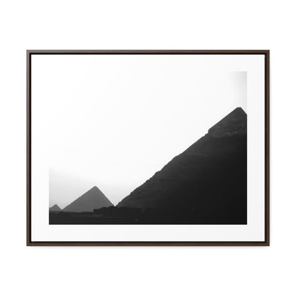 Timeless Echoes - Framed Canvas Photography b&w