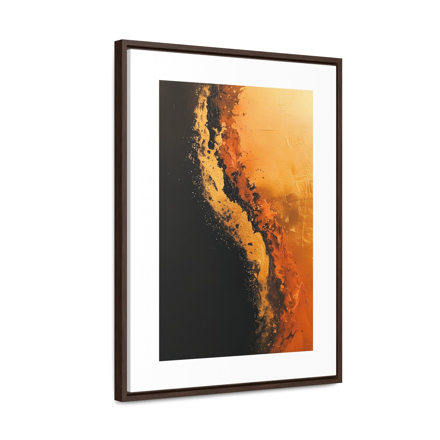 Yin Yang Shore - Framed Canvas Wall Art