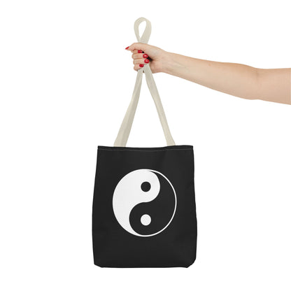 Sankofa & Yin Yang Heartware Symbols Tote Bag