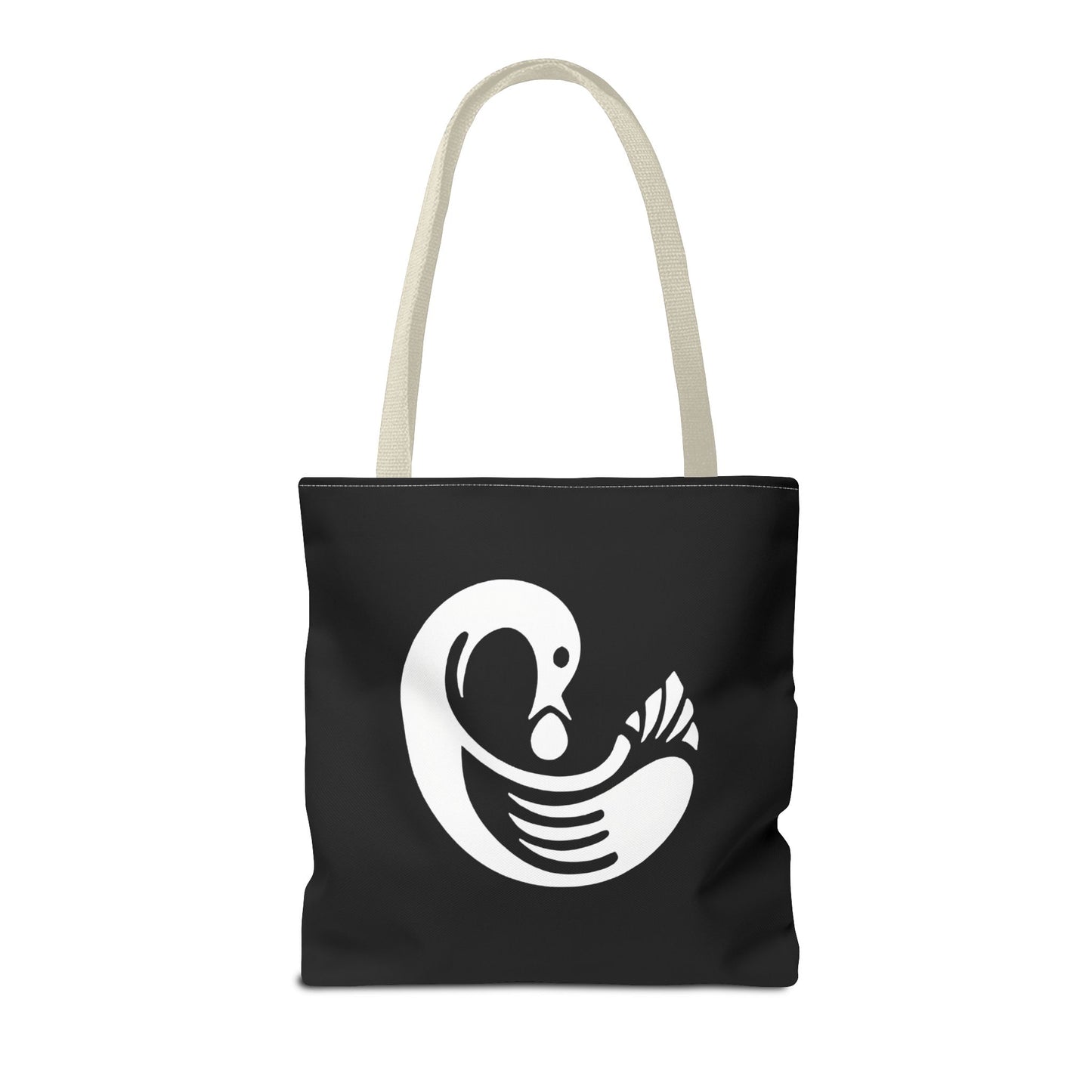Sankofa & Yin Yang Heartware Symbols Tote Bag