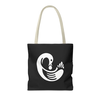 Sankofa & Yin Yang Heartware Symbols Tote Bag